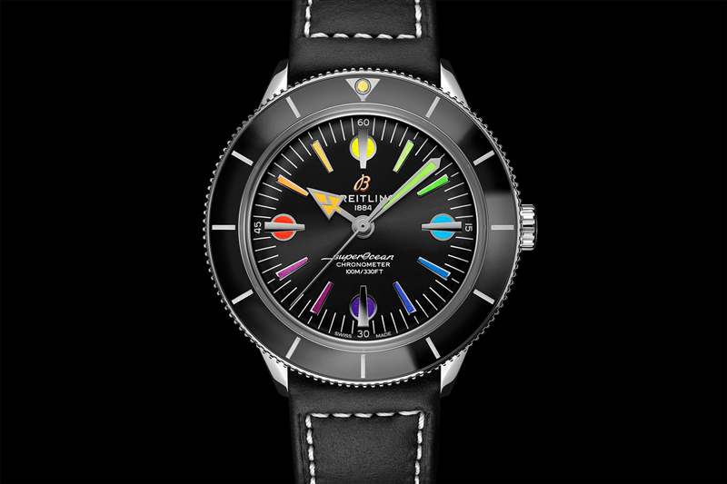 百年靈超級海洋'57 Heritage Capsule七彩系列A10370121B1A1-復刻表