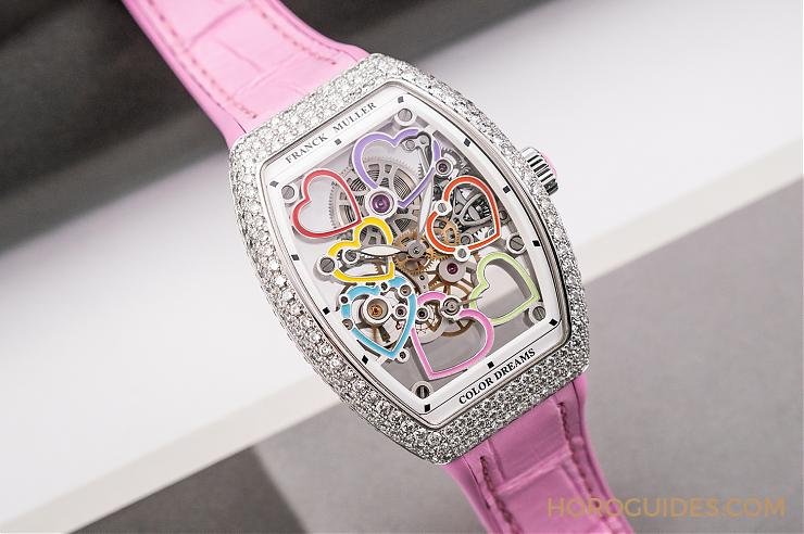 Vanguard Yachting玫瑰金白色面盤-Vanguard Heart Skeleton|打動她的心-復刻表