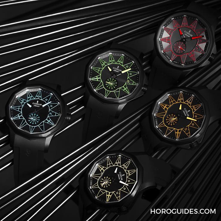 黑潮涌現，五色齊發｜Corum Admiral 42 Automatic Full Black-復刻表