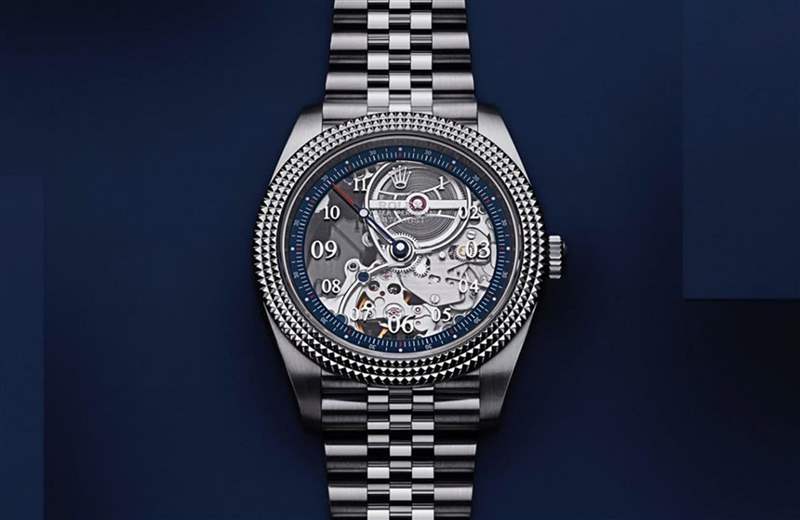 意大利鋼門GiGi勞力士Datejust鏤空改裝表極吸睛命名：孤獨時光-復刻表