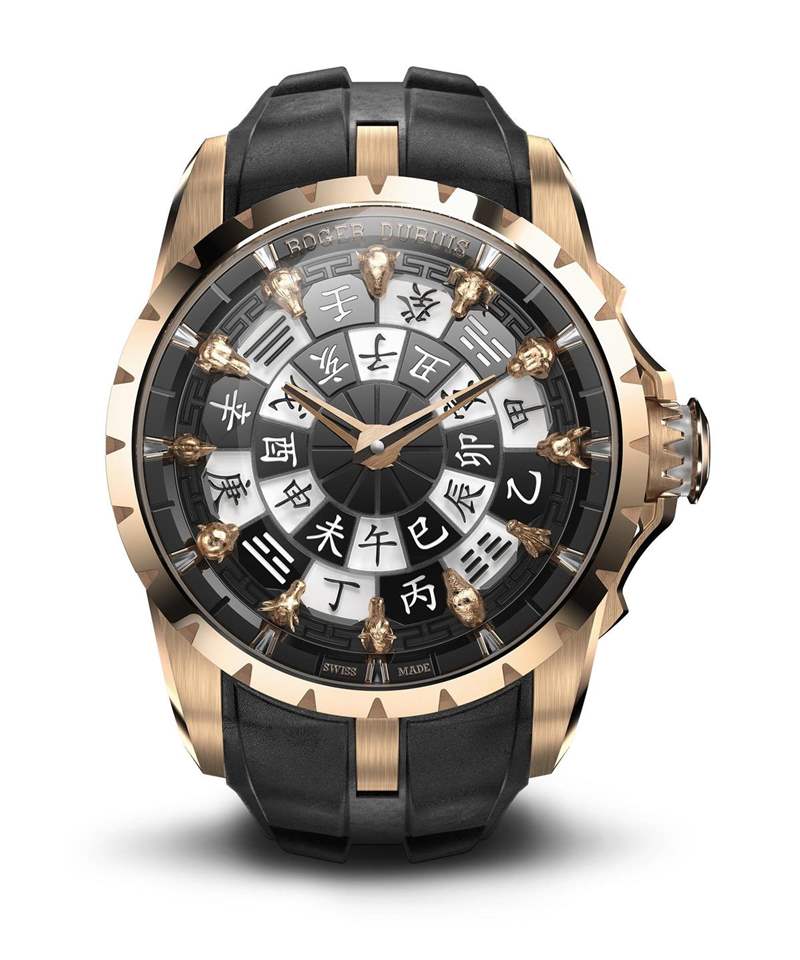 加入天干地支的新版本！羅杰杜彼發表圓桌騎士十二生肖腕表-復刻表