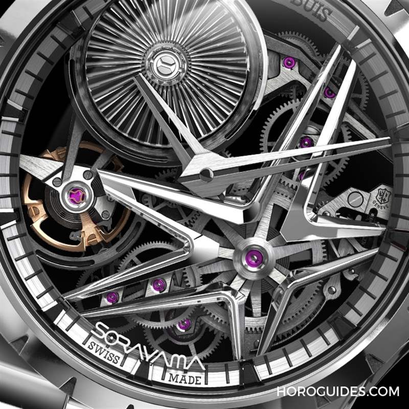 這款自動盤轉起來很迷幻！Roger Dubuis攜手空山基推出Excalibur Sorayama Monobalancier腕表-復刻表