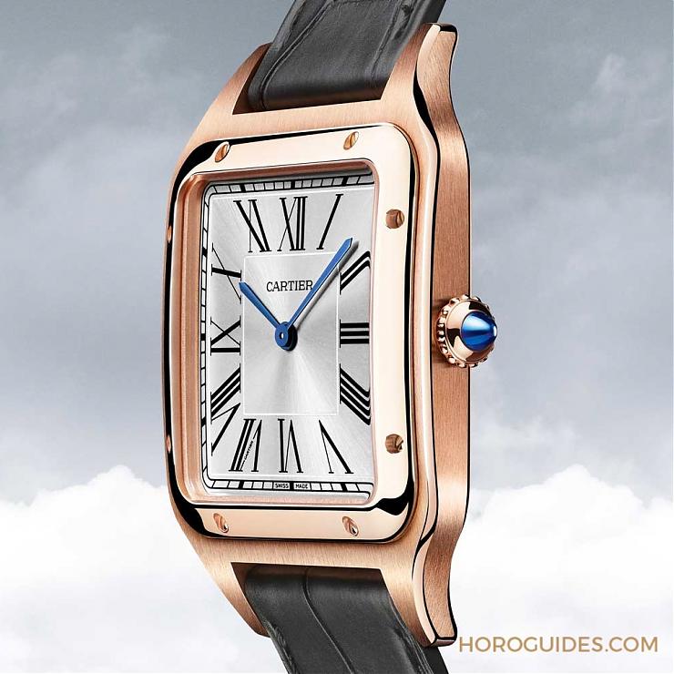 放大經(jīng)典原味|搭載機(jī)械機(jī)芯的Cartier Santos-Dumont XL-復(fù)刻表