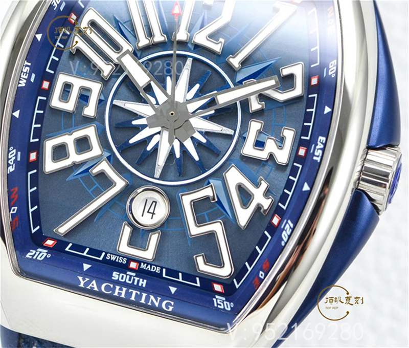 ZF廠(chǎng)法蘭克穆勒(法穆蘭)V45藍(lán)色游艇復(fù)刻做工怎么樣-復(fù)刻表