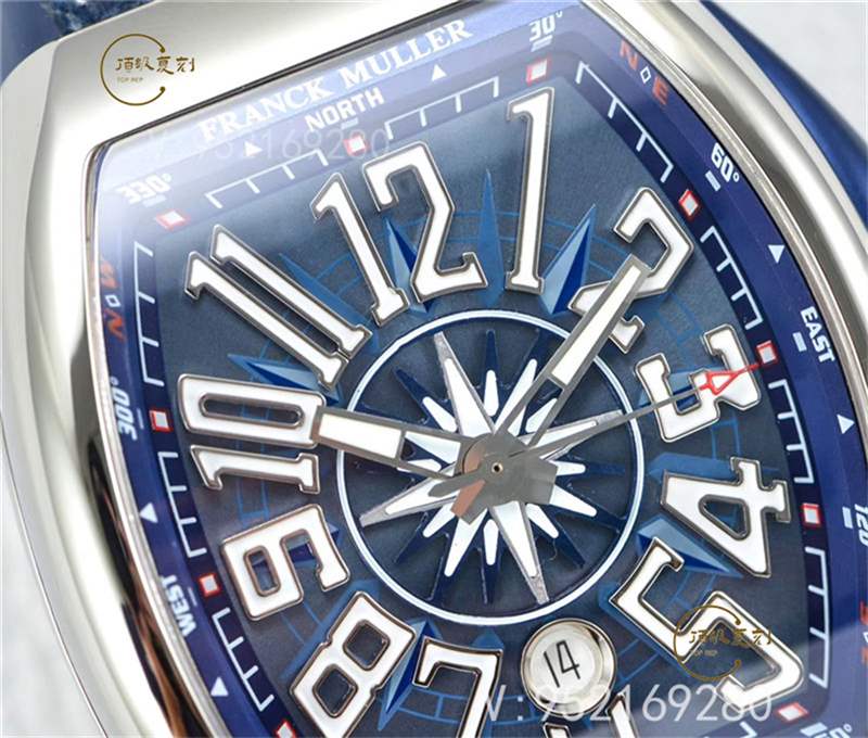 ZF廠(chǎng)法蘭克穆勒(法穆蘭)V45藍(lán)色游艇復(fù)刻做工怎么樣-復(fù)刻表