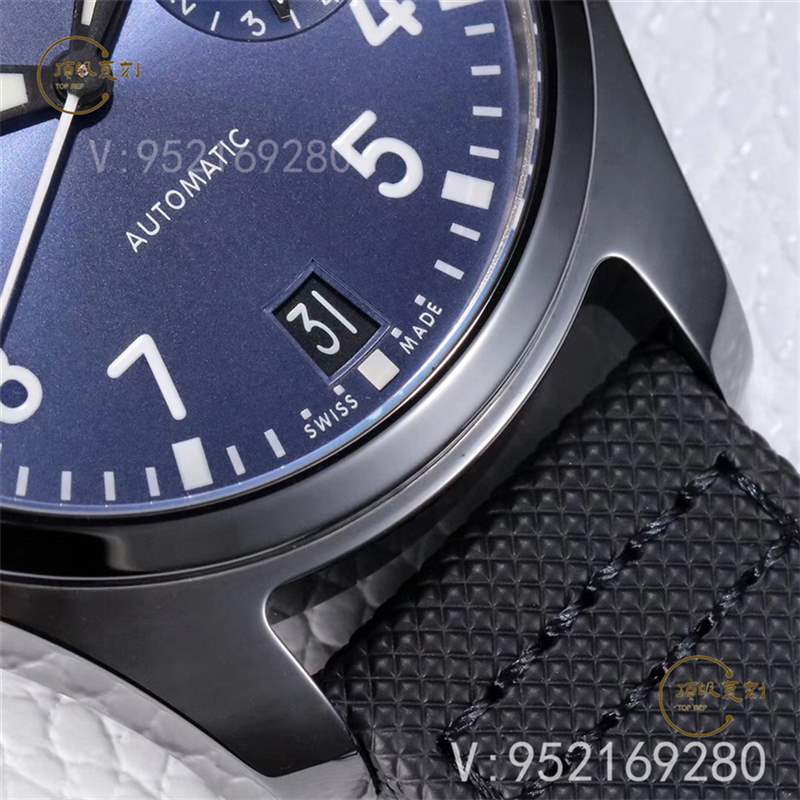 ZF廠萬國大飛-ZF廠萬國大飛行員IW502003藍(lán)盤陶瓷復(fù)刻做工怎么樣-復(fù)刻表