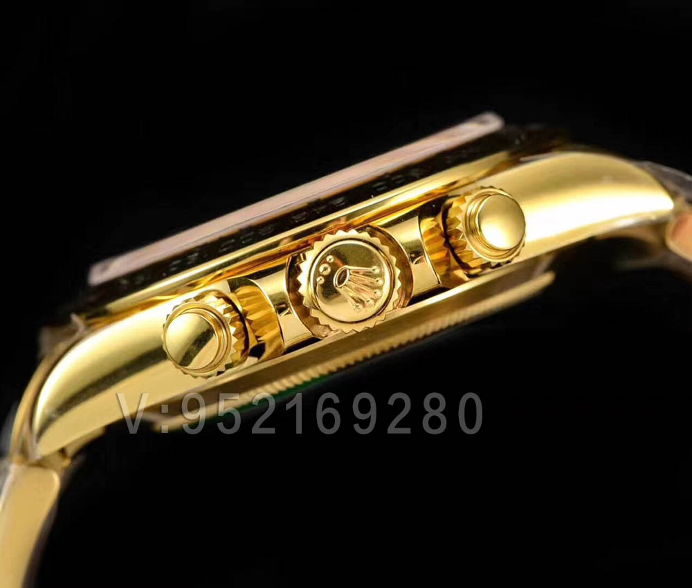 N廠勞力士迪通拿116508金盤(pán)40MM金表復(fù)刻表-復(fù)刻表