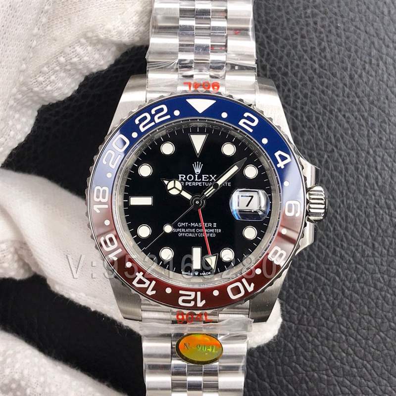 N廠勞力士格林尼治紅藍圈3235機芯視頻評測-復(fù)刻表