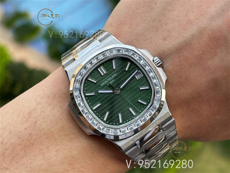 3K廠鸚鵡螺-3K廠百達(dá)翡麗鸚鵡螺綠盤T鉆圈1300A復(fù)刻做工怎么樣-復(fù)刻表