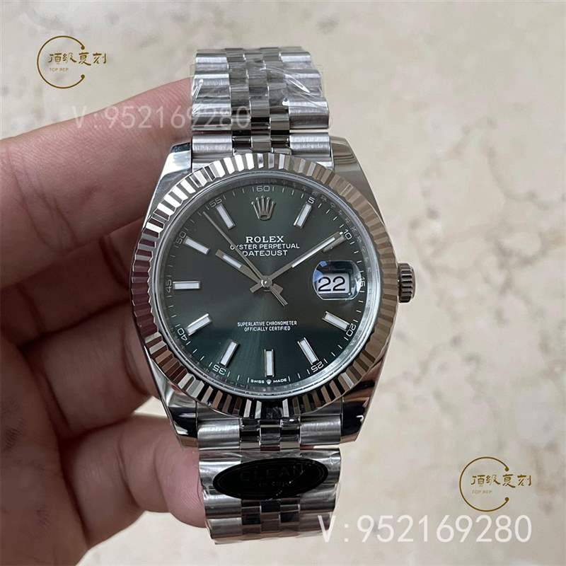 c廠(clean廠)勞力士日志126334薄荷綠盤41mm復刻表做工怎么樣-復刻表