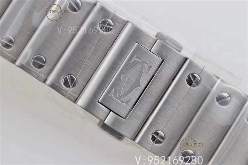 V6廠(chǎng)卡地亞大號(hào)山度士桑托斯復(fù)刻表新款碳鍍層做工怎么樣-復(fù)刻表