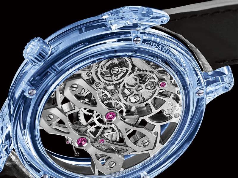 芝柏Quasar Azure限量版透視機(jī)械手表-復(fù)刻表