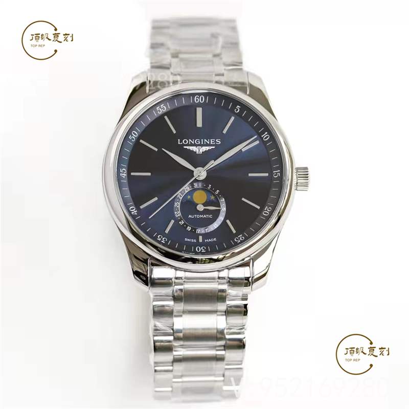 GF廠浪琴名匠月相復刻表L899.5一體機芯功能對版嗎,怎么使用-復刻表