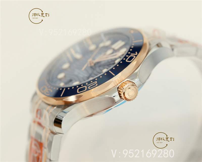 OR廠海馬300-OR廠歐米茄海馬300間玫瑰金藍盤復刻表做工怎么樣-復刻表