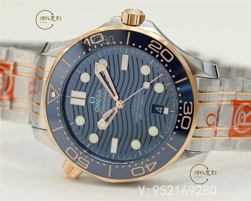 OR廠海馬300-OR廠歐米茄海馬300間玫瑰金藍盤復刻表做工怎么樣-復刻表