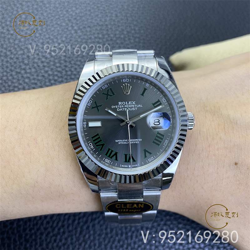 C廠(clean廠)勞力士41mm日志綠籮盤復刻表做工怎么樣-復刻表