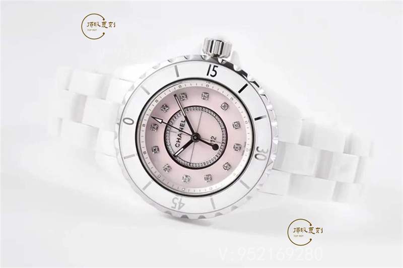 XF廠香奈兒J12系列陶瓷石英女士復(fù)刻表粉盤做工怎么樣-復(fù)刻表