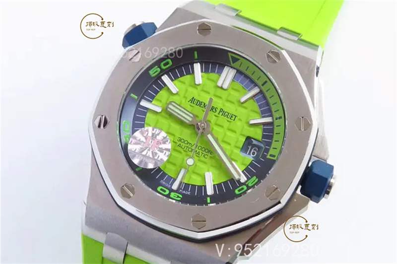 JF廠AP愛彼15710綠色配色皇家橡樹復(fù)刻表做工怎么樣-復(fù)刻表