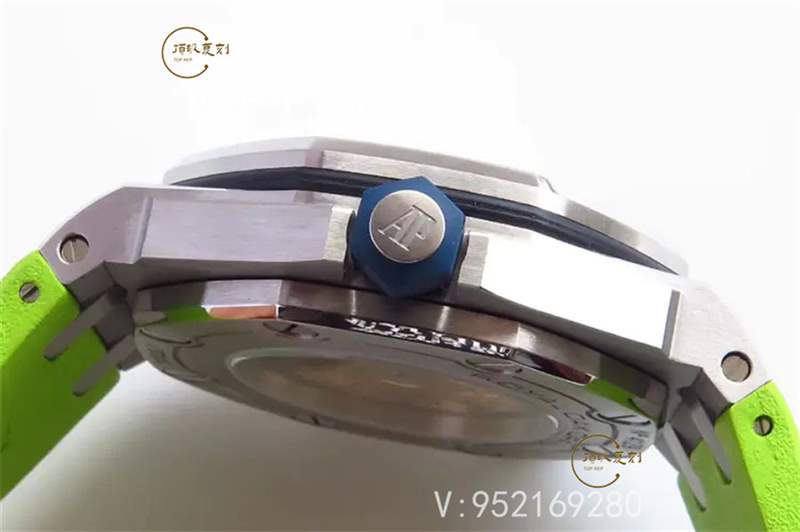 JF廠AP愛彼15710綠色配色皇家橡樹復(fù)刻表做工怎么樣-復(fù)刻表