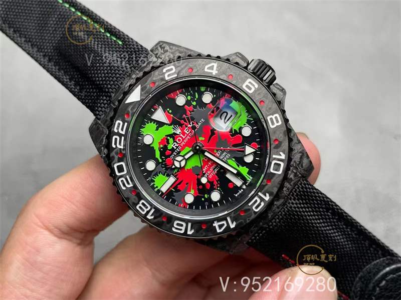 VS廠新品勞力士Ntpt格林尼治碳纖維復(fù)刻表3186機(jī)芯做工怎么樣-復(fù)刻表