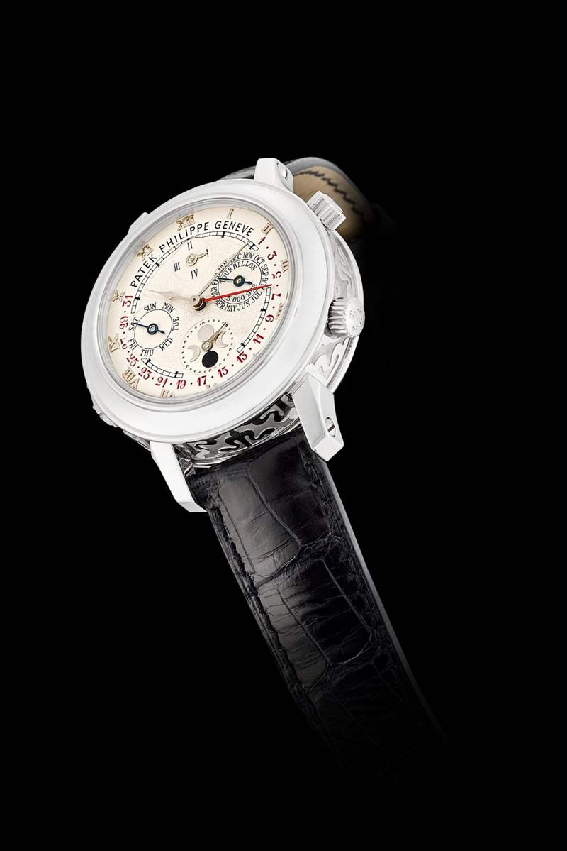 圖片來(lái)源:香港蘇富比 百達(dá)翡麗最終極頂級(jí)收藏現(xiàn)身拍賣(mài)場(chǎng)曾是最復(fù)雜時(shí)計(jì)估價(jià)達(dá)2千萬(wàn)-復(fù)刻表