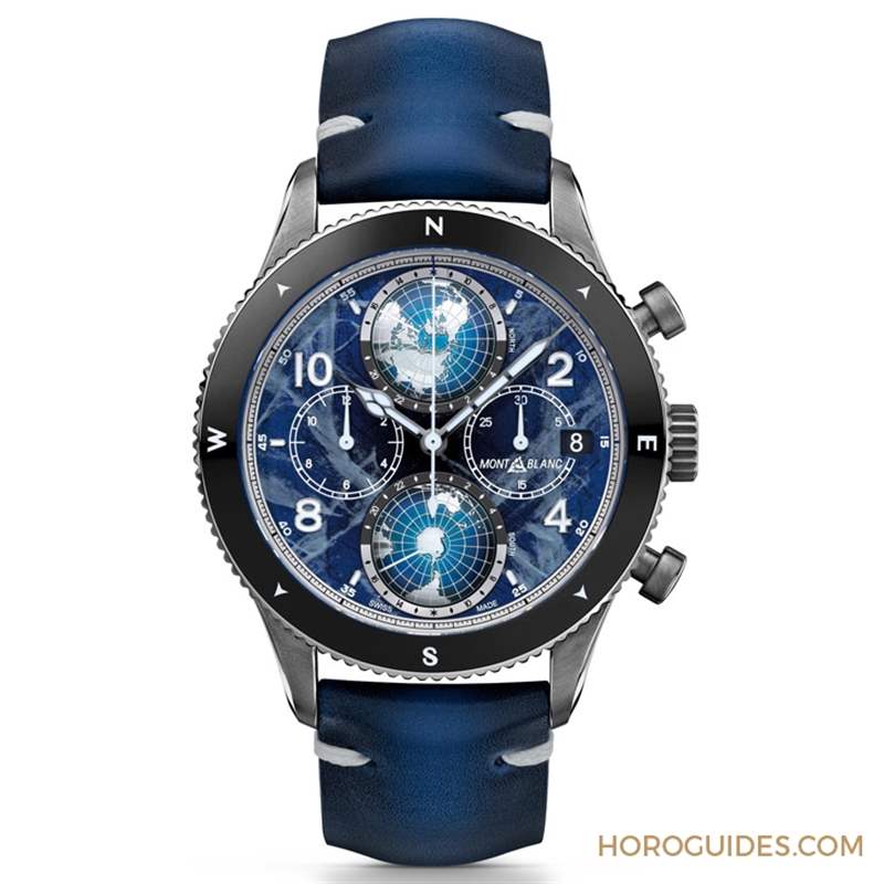 零氧！耐用、精準、不起霧｜Montblanc 1858系列Geosphere世界時區(qū)零氧限量腕表的極限探險魂-復刻表