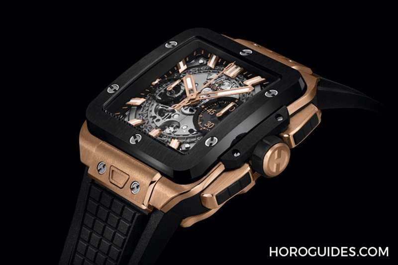 高階運(yùn)動(dòng)方表這樣搭，怎一個(gè)瀟灑了得｜Hublot Square Bang Unico計(jì)時(shí)碼表-復(fù)刻表