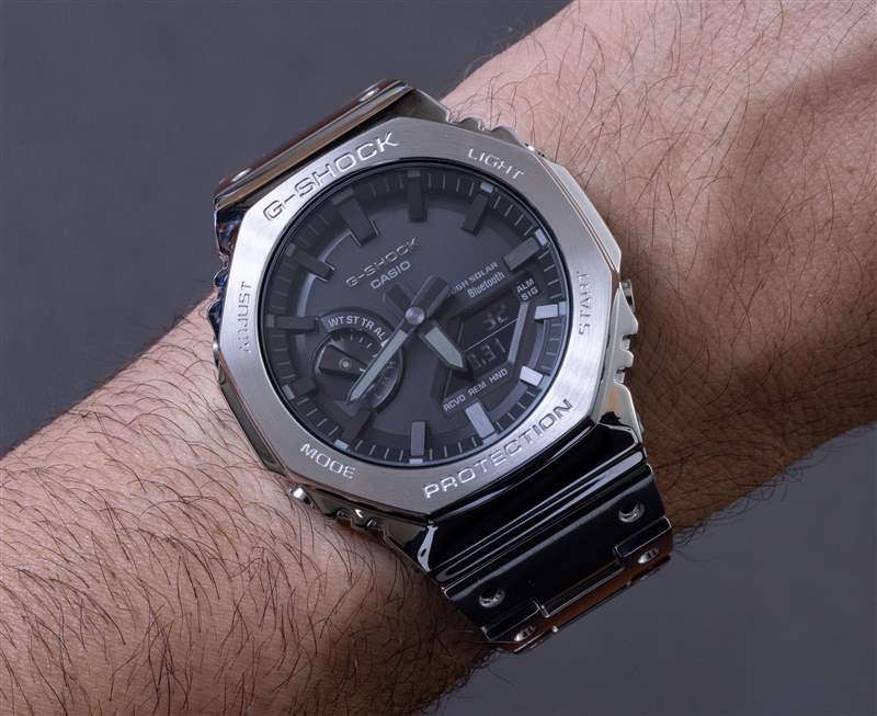 手表評(píng)論：卡西歐 G-Shock GMB2100 全金屬手鏈-復(fù)刻表