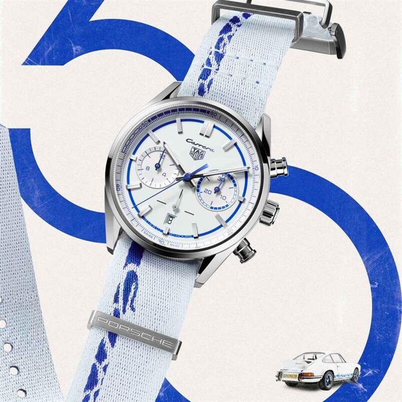 TAG HEUER X PORSCHE 定義版發(fā)布！慶祝911 Carrera RS 2.7 50周年-復(fù)刻表