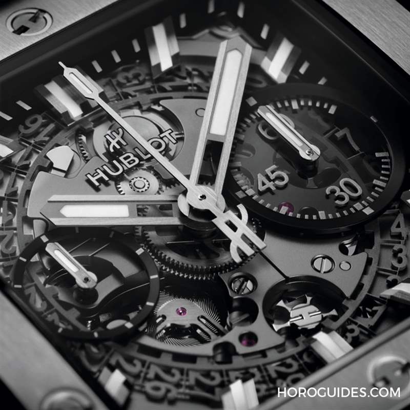 高階運(yùn)動(dòng)方表這樣搭，怎一個(gè)瀟灑了得｜Hublot Square Bang Unico計(jì)時(shí)碼表-復(fù)刻表