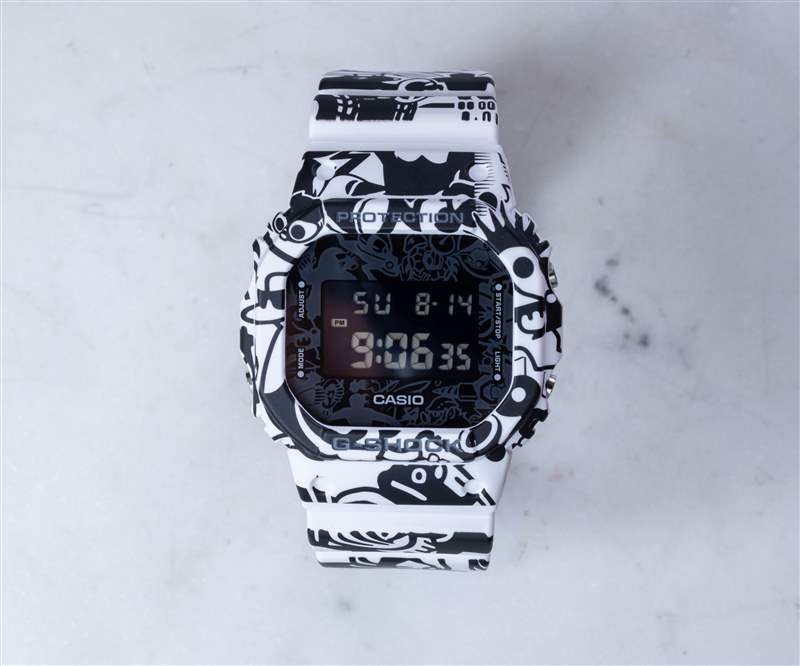 動(dòng)手操作：卡西歐 DW5600-GU-7 'G-Shock Universe' 手表-復(fù)刻表