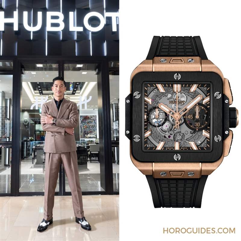 高階運(yùn)動(dòng)方表這樣搭，怎一個(gè)瀟灑了得｜Hublot Square Bang Unico計(jì)時(shí)碼表-復(fù)刻表