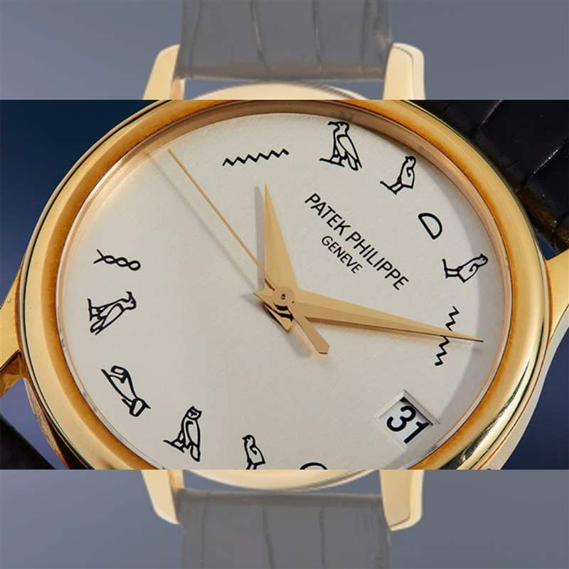 PP百達(dá)翡麗極罕象形文字手表將拍賣表面圖案并非數(shù)字而是人名?-復(fù)刻表