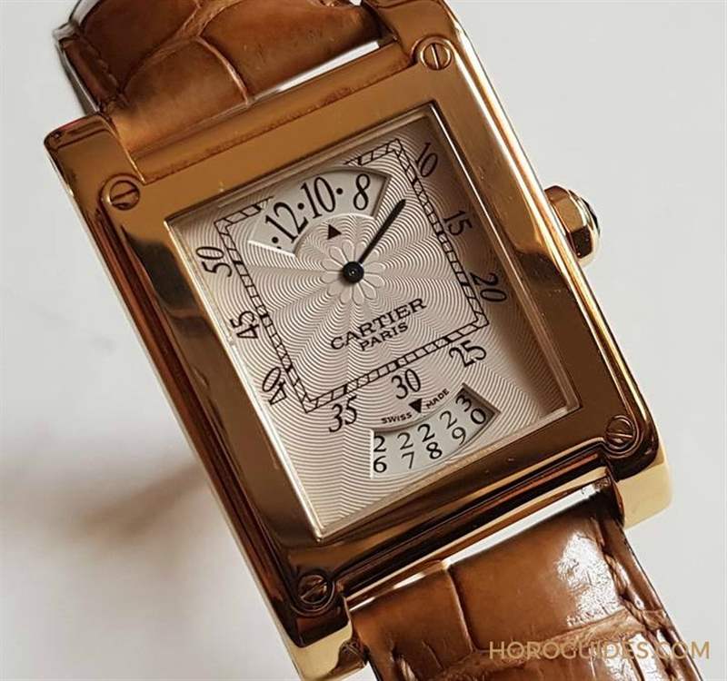 Cartier超強悍螺絲坦克Tank a vis time and calendar apertures-復(fù)刻表