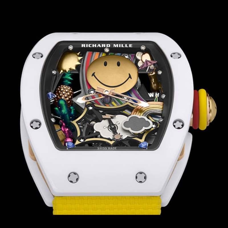 RICHARD MILLE RM 88 Smiley新手表登場黃色笑臉陀飛輪風靡全球-復刻表