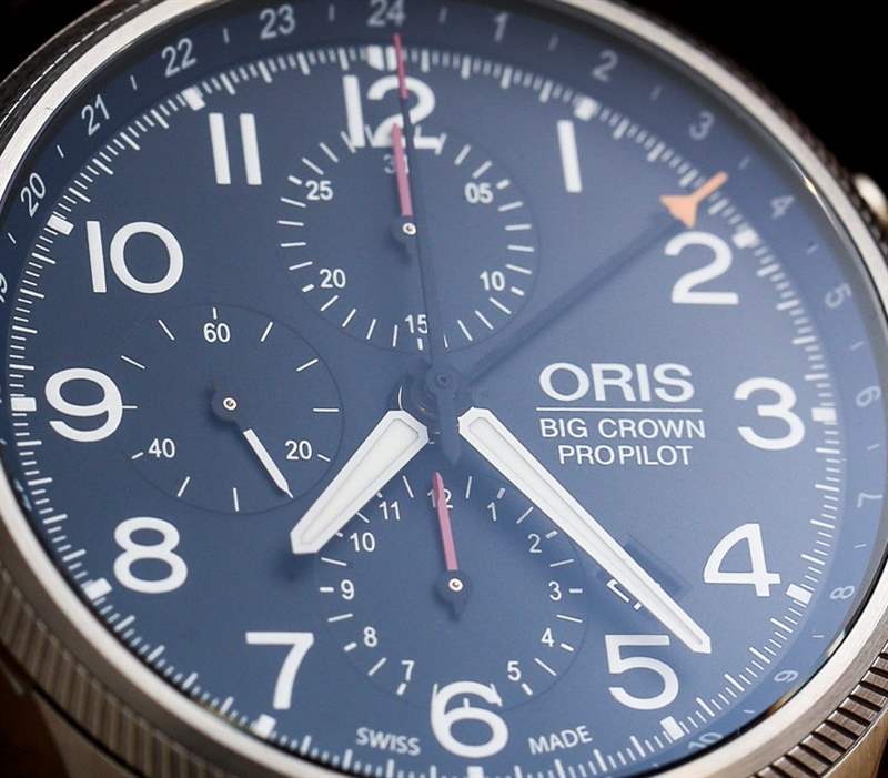 Oris Big Crown ProPilot計時碼表格林尼治標準時間手表動手實踐-復刻表