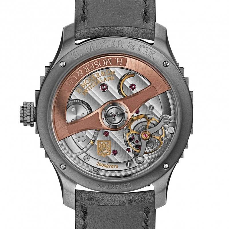 HMC 200自動(dòng)機(jī)芯 H. Moser & Cie. Endeavour Centre Seconds Genesis走進(jìn)WEB3世界帶來(lái)獨(dú)特的驗(yàn)證方式-復(fù)刻表