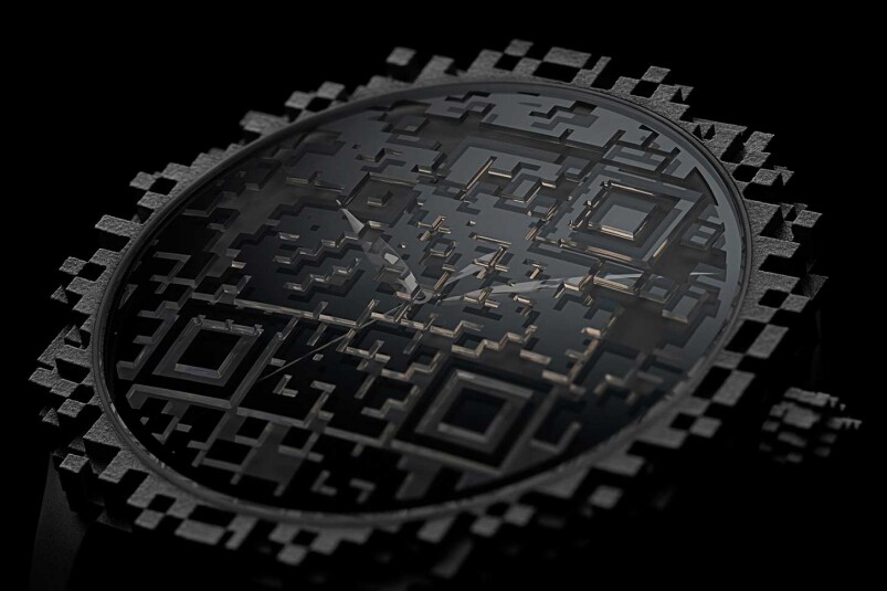 獨(dú)一無(wú)二的QR CODE H. Moser & Cie. Endeavour Centre Seconds Genesis走進(jìn)WEB3世界帶來(lái)獨(dú)特的驗(yàn)證方式-復(fù)刻表