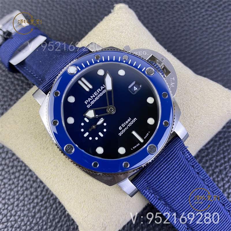 SBF廠(VS廠)新品沛納海pam1289藍色拋光圈口腕表做工如何-復(fù)刻表