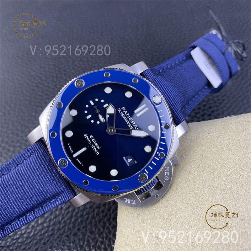 SBF廠(VS廠)新品沛納海pam1289藍色拋光圈口腕表做工如何-復(fù)刻表