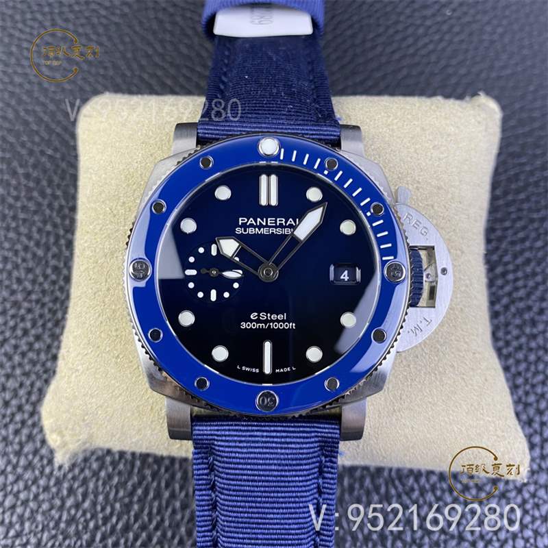 SBF廠(VS廠)新品沛納海pam1289藍色拋光圈口腕表做工如何-復(fù)刻表