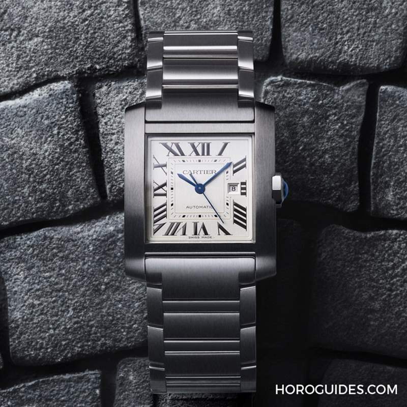法國(guó)坦克回來(lái)了！Cartier Tank家族唯一鏈帶表款Tank Fran?aise改版回歸-復(fù)刻表