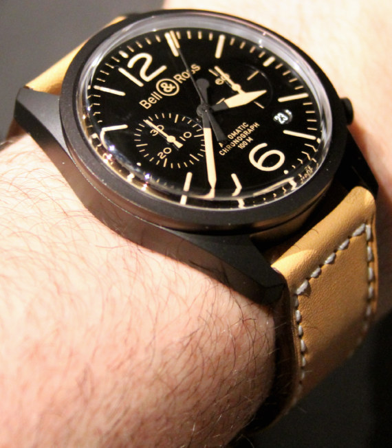 柏萊士Vintage BR 123 & 126精鋼表殼圓形腕表-復刻表