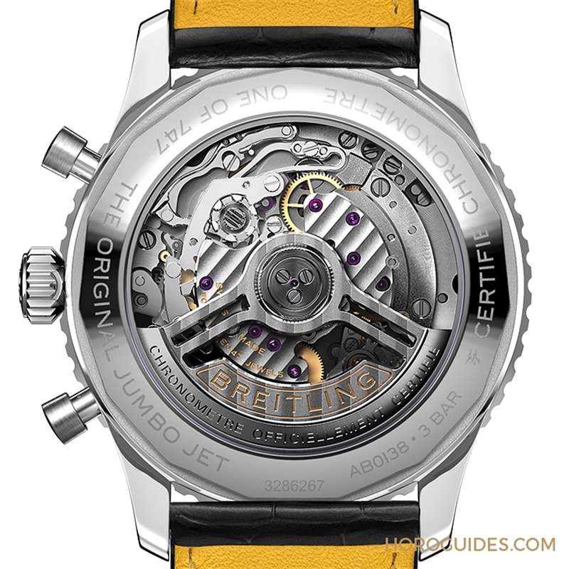 頌揚(yáng)原始巨無霸噴射機(jī)，BREITLING Navitimer B01「波音747限量版」-復(fù)刻表