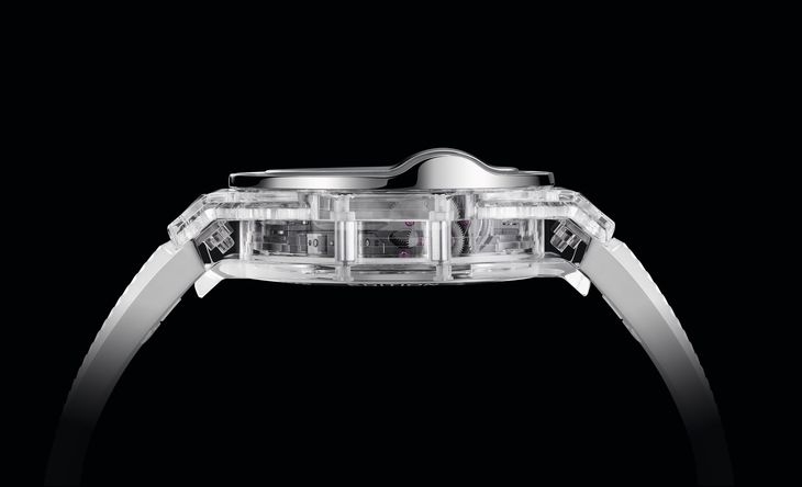 HUBLOT藍寶石不只晶透亮還有螢光黃SAXEM滿滿科技含量-復(fù)刻表