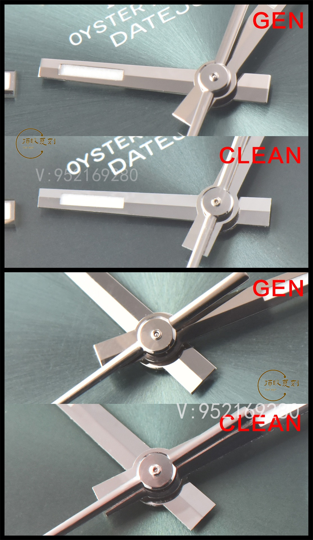 Clean廠(chǎng)C廠(chǎng)薄荷綠日志41mm對(duì)比正品怎么樣,C廠(chǎng)薄荷綠日志真假對(duì)比評(píng)測(cè)-復(fù)刻表