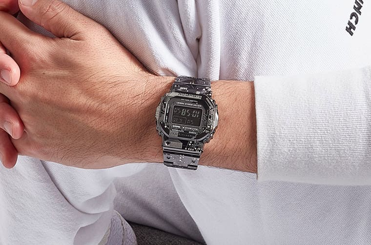 G-SHOCK全金屬GMW-B5000新增以機(jī)芯電路板為靈感的鈦合金旗艦款-復(fù)刻表