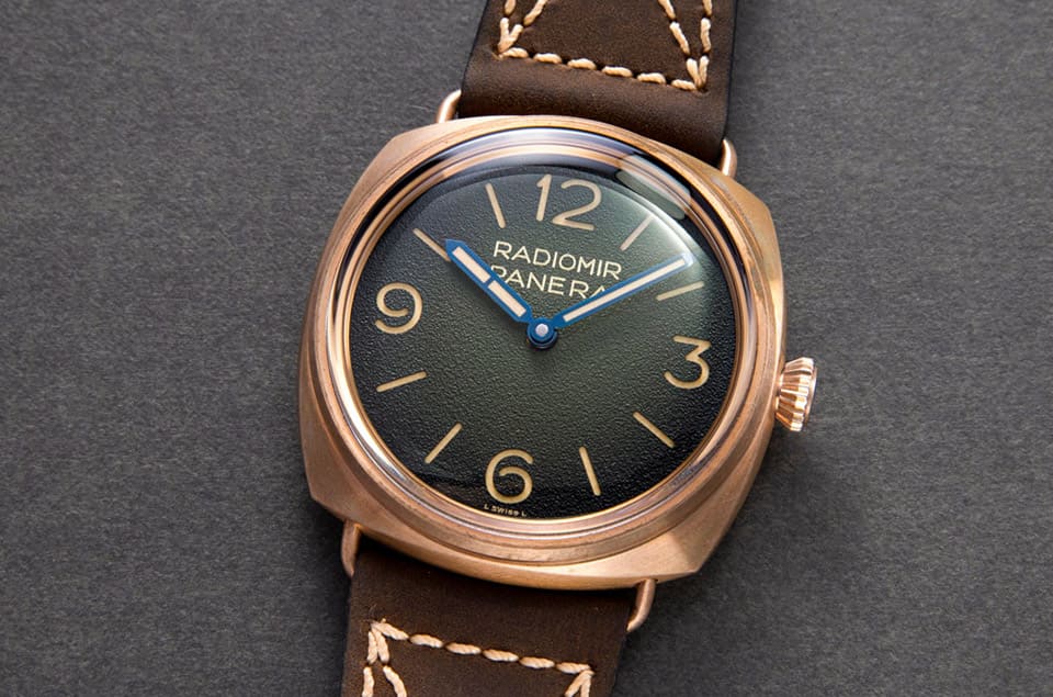 跳脫潛水表系列評(píng)點(diǎn)沛納海Radiomir青銅表吸引藏家的理由-復(fù)刻表