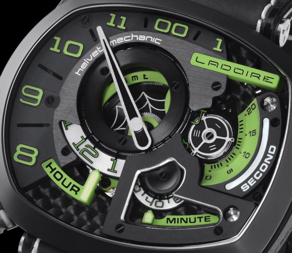 Ladoire_BlackWidow_MrGreen 拉多爾黑寡婦“格林先生”限量版手表-復(fù)刻表