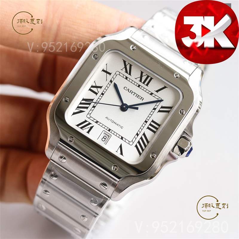 3K廠卡地亞山度士對比正品怎么樣,比V6廠、BV廠、GF廠更值得入手嗎-復刻表